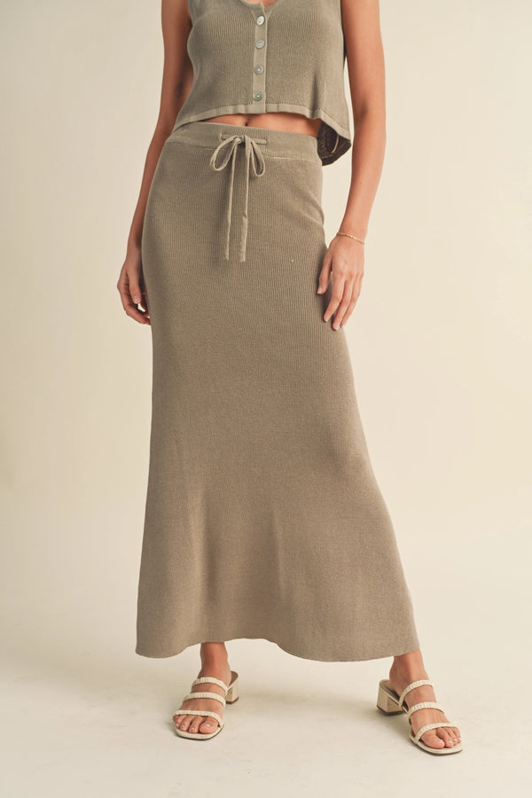 Kiera Knitted Maxi Skirt