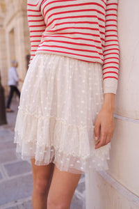Elise lace short skirt