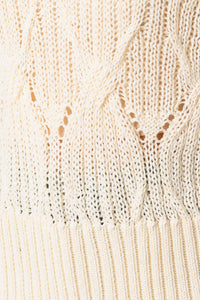 Zaida Cable Knit Top