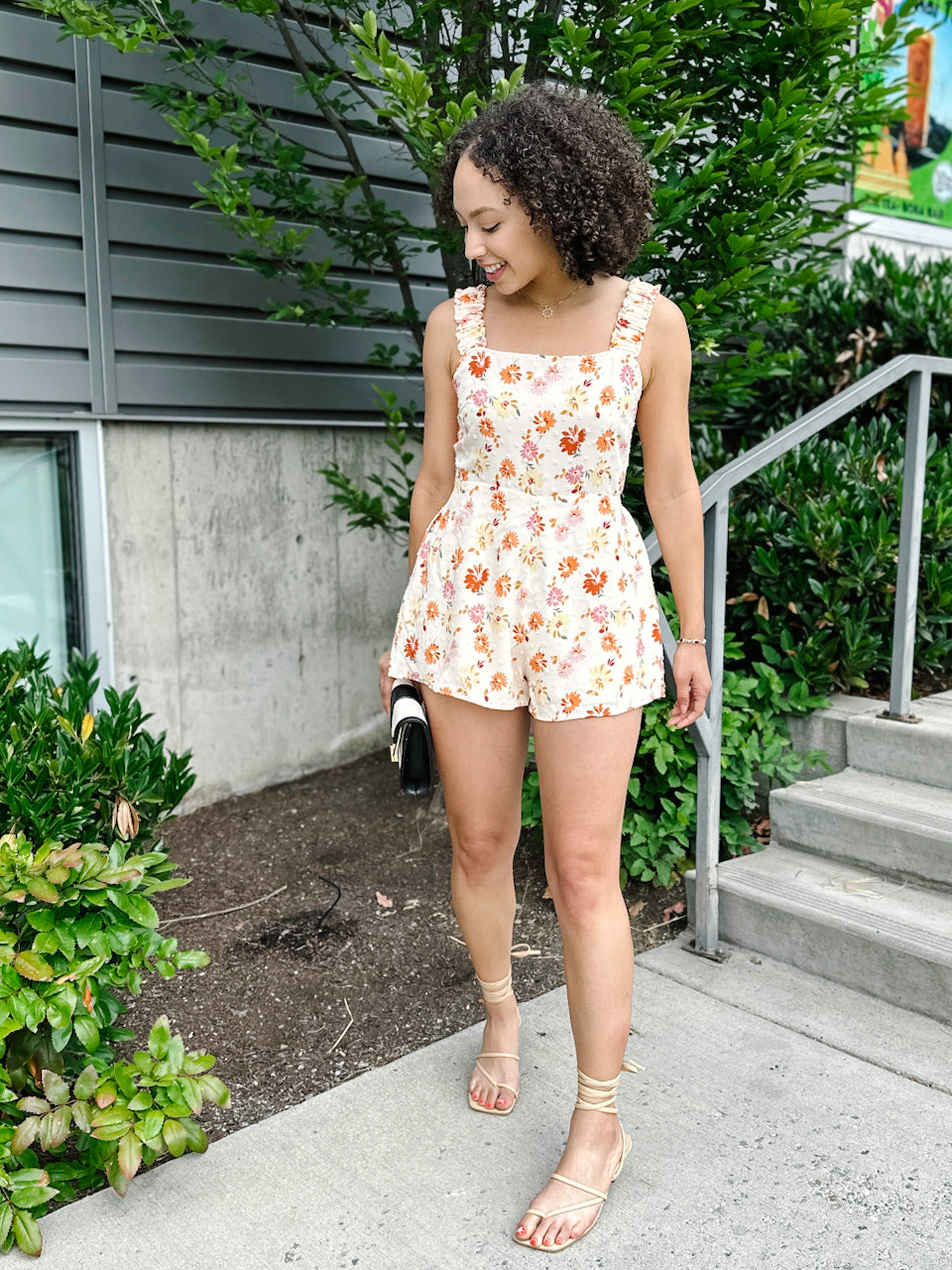 Moments Tie Back Romper