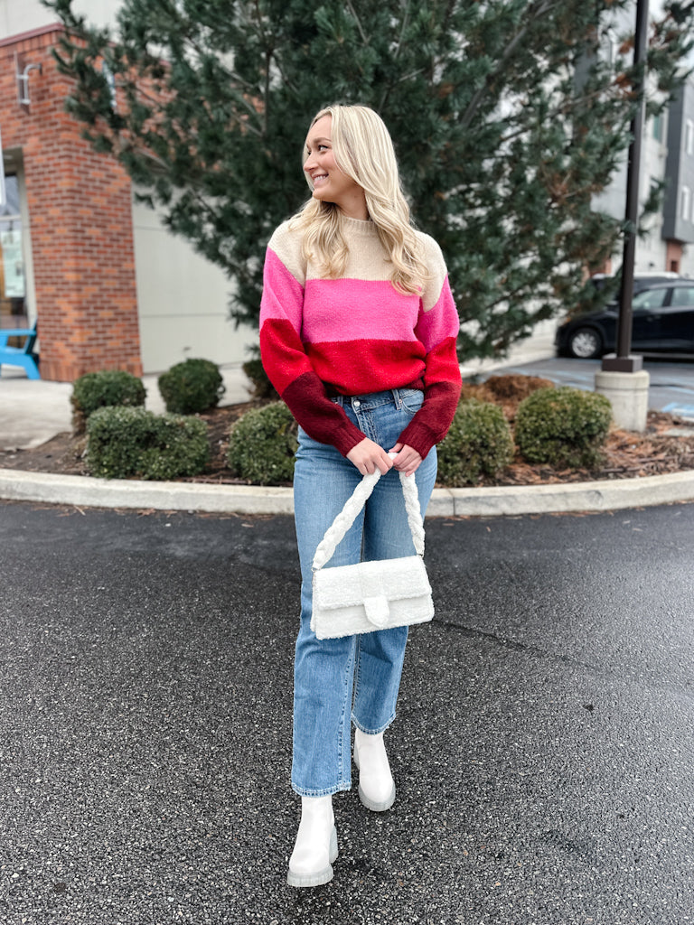 Amour Color Block Sweater