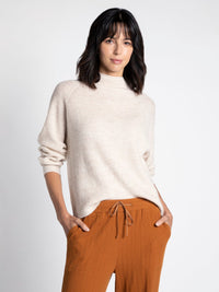 Nini Mock Neck Sweater-Frappe