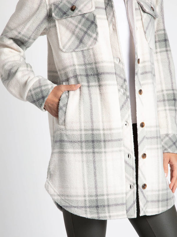 Roswell Flannel Button Front Jacket