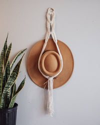The Rori Macrame Hat Hanger
